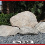 Gray Granite Boulder